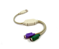 Gembird Adapter USB - PS/2 (klawiatura, mysz) - 171938 - zdjęcie 1